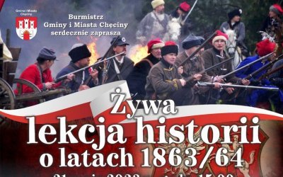 „Żywa lekcja historii o latach 1863/64” w Chęcinach